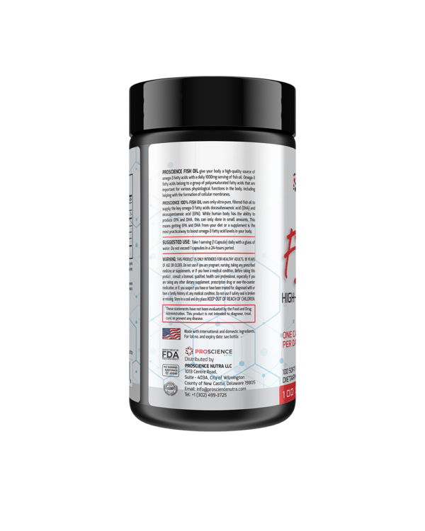ProScience Fish Oil | 100 Soft Gels