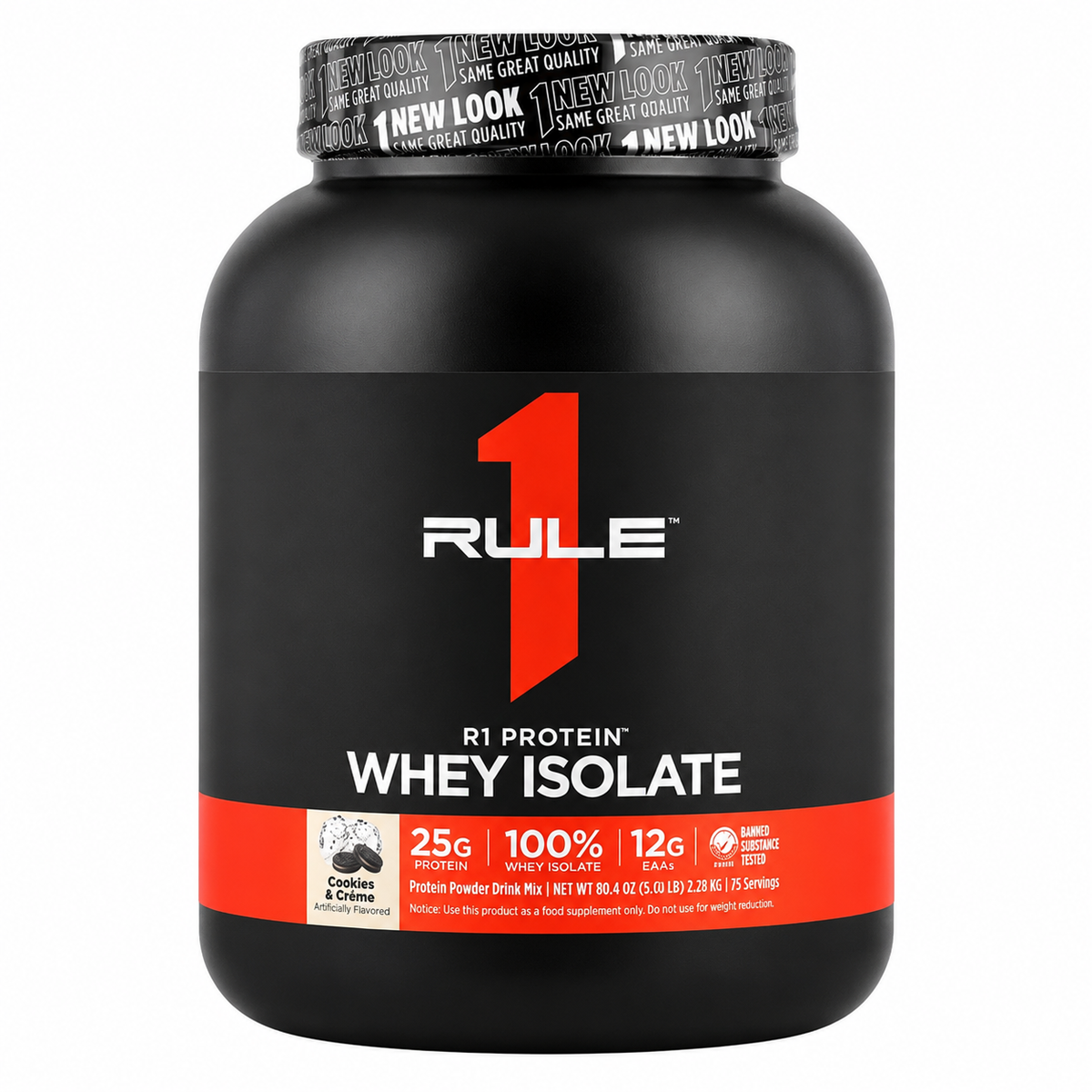 Rule 1 R1 Protein Whey Isolate – 5.03 lb – 76 Servings
