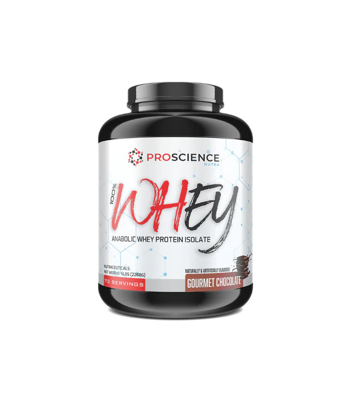 ProScience 100% Whey Protein Isolate 5lbs Gourmet Chocolate - 73 servings