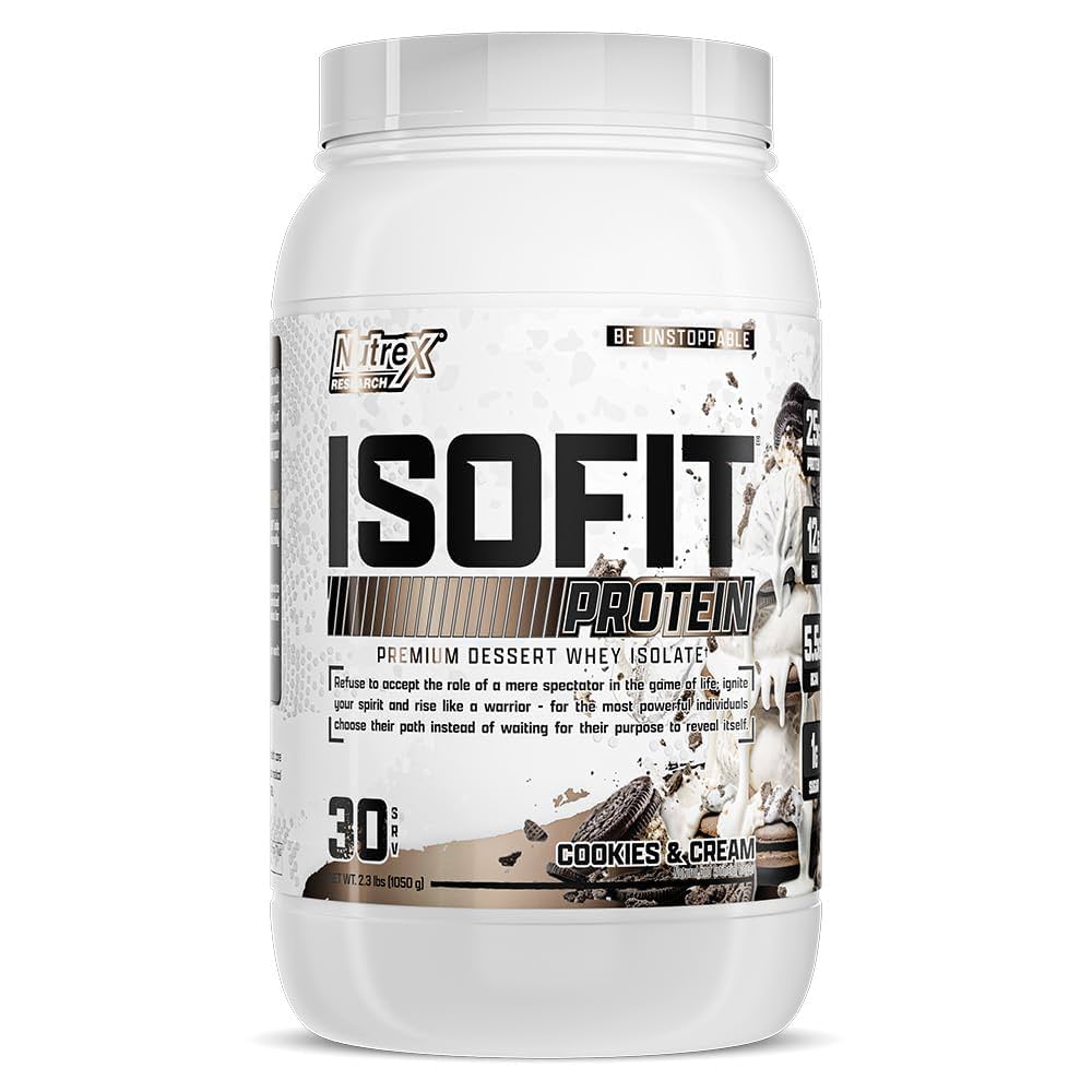 Nutrex ISOFIT Protein – Premium Dessert Whey Isolate