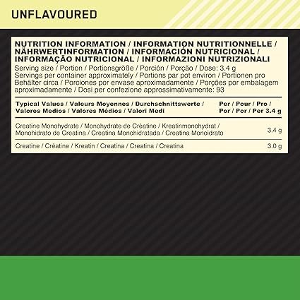 CREATINE BY OPTIMUM NUTRITION