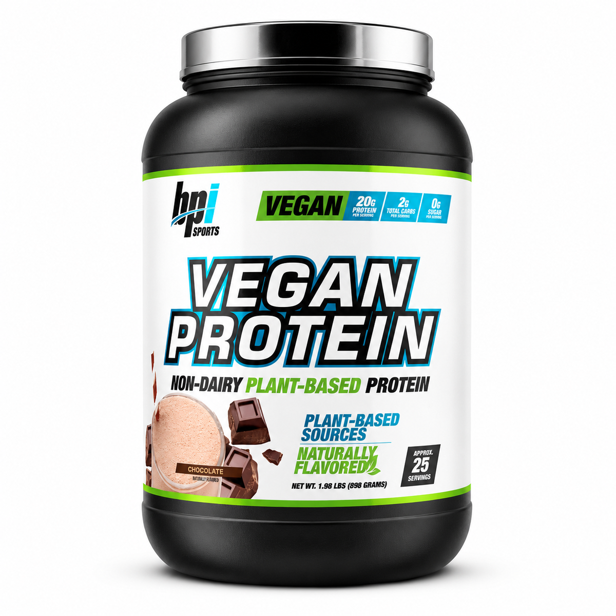 BPI Sports Vegan Protein – 25 Servings – 898g