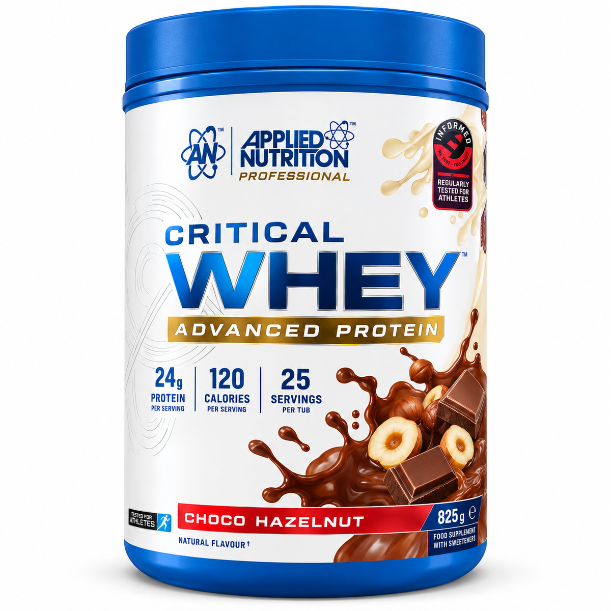 Applied Nutrition Critical Whey Advanced Protein – Choco Hazelnut – 825g (25 Servings)