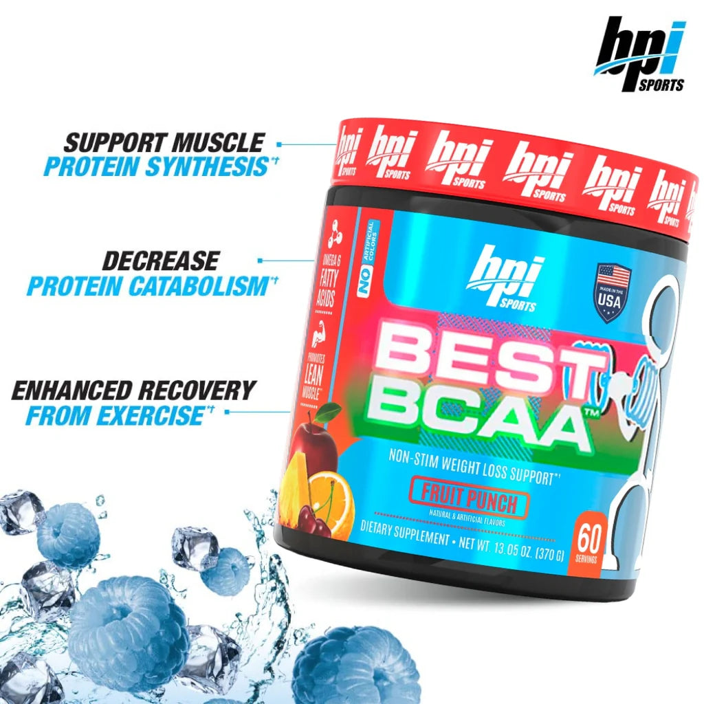 BPI Sports Best BCAA – Muscle Recovery & Lean Muscle Support | 60 Servings