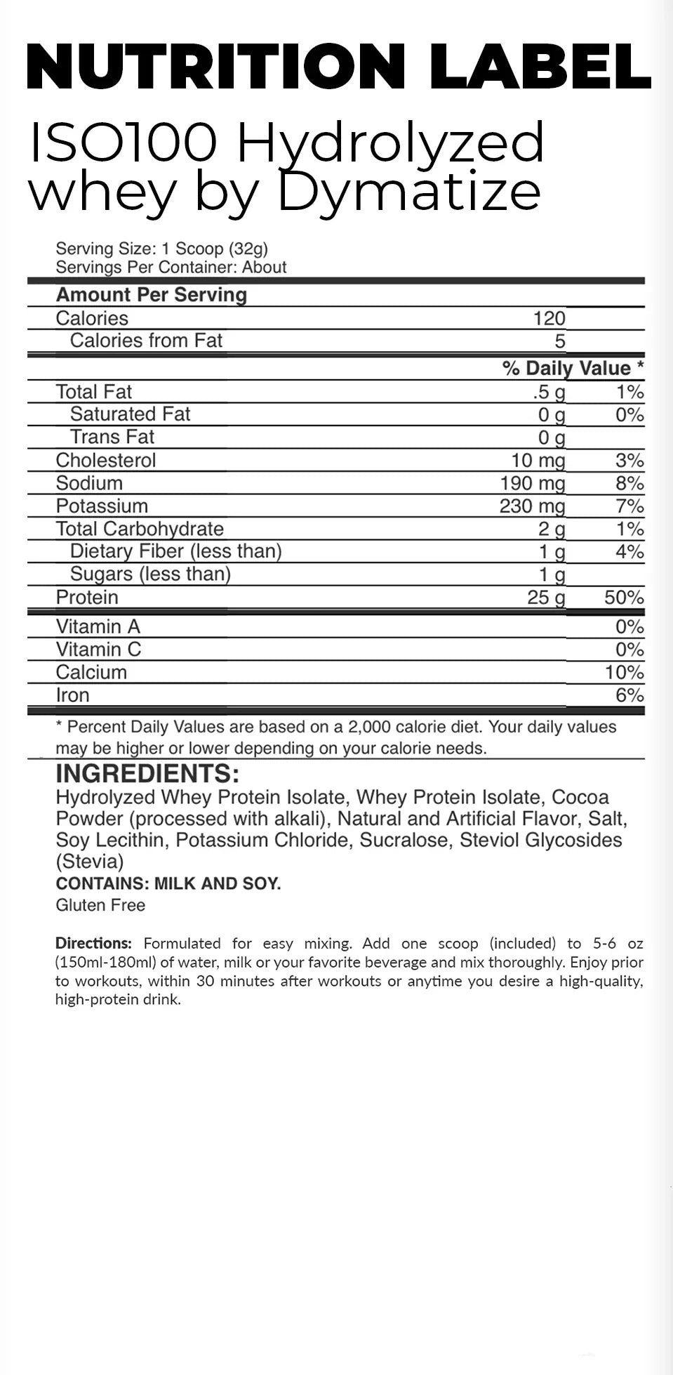 ISO100 BY DYMATIZE