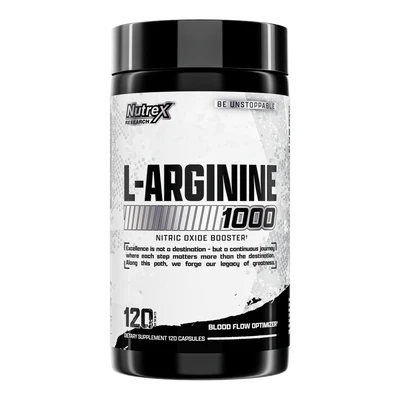 L-Arginine 1000 | Nitric Oxide Booster – 120 Capsules