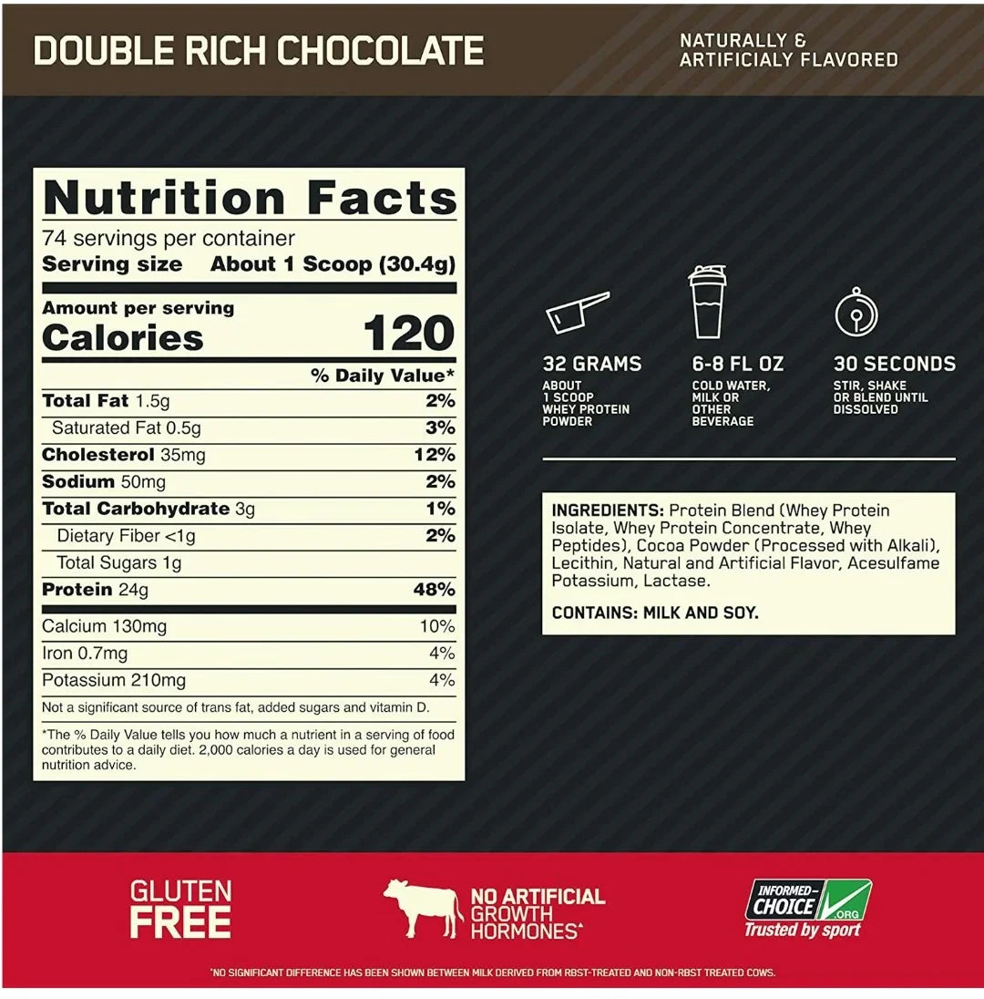 GOLD STANDARD WHEY BY OPTIMUM NUTRITION
