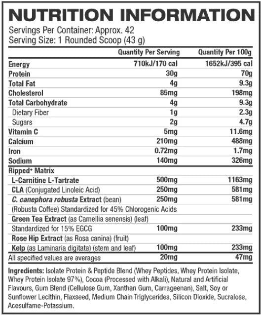NITRO TECH RIPPED BY MUSCLETECH