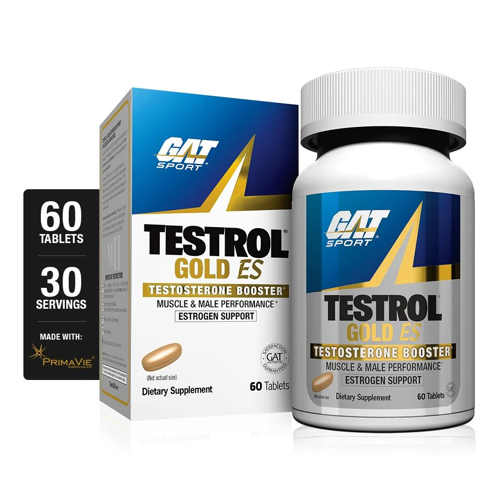 Testrol Gold ES | GAT Sport Testosterone Booster – 60 Tablets